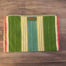 Load image into Gallery viewer, Spring Stripe Large Zipper Bag
